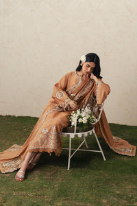 Cross Stitch | The Moonsoon Edit 26 | AMBER DUNE-3PC EMBROIDERED SUIT by Cross Stitch - Designer Dress  - Type : Ladies Clothes - Available at Libayah - 100% Original 