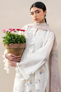 Cross Stitch | Emb Lawn Mahiri 26 | PRISTINE IVORY - Designer Dress - Type : Ladies Clothes - Available at Libayah - 100% Original