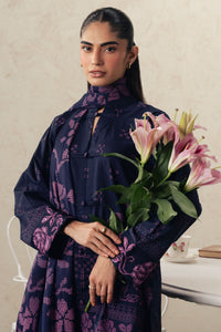 Cross Stitch | The Moonsoon Edit 26 | MAGENTA MUSE-3PC PRINTED SUIT by Cross Stitch - Designer Dress  - Type : Ladies Clothes - Available at Libayah - 100% Original 