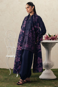 Cross Stitch | The Moonsoon Edit 26 | MAGENTA MUSE-3PC PRINTED SUIT by Cross Stitch - Designer Dress  - Type : Ladies Clothes - Available at Libayah - 100% Original 