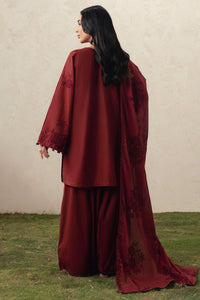 Cross Stitch | The Moonsoon Edit 26 | CRIMSON BLOOM-3PC EMBROIDERED SUIT by Cross Stitch - Designer Dress  - Type : Ladies Clothes - Available at Libayah - 100% Original 