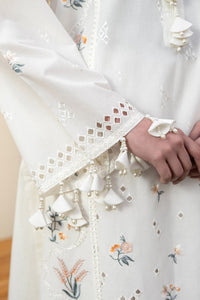 Cross Stitch | Emb Lawn Mahiri 26 | PRISTINE IVORY - Designer Dress - Type : Ladies Clothes - Available at Libayah - 100% Original