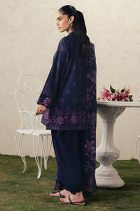 Cross Stitch | The Moonsoon Edit 26 | MAGENTA MUSE-3PC PRINTED SUIT by Cross Stitch - Designer Dress  - Type : Ladies Clothes - Available at Libayah - 100% Original 