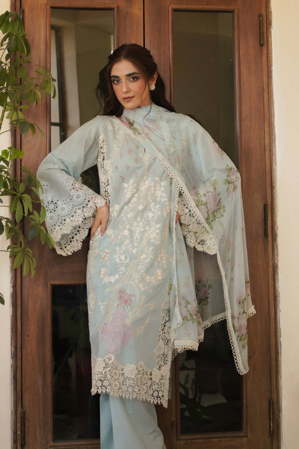 Manara | Luxury Lawn 24 | PARISHAY by Manara - Designer Dress - Type: Ladies Clothes - Available at Libayah - 100% Original