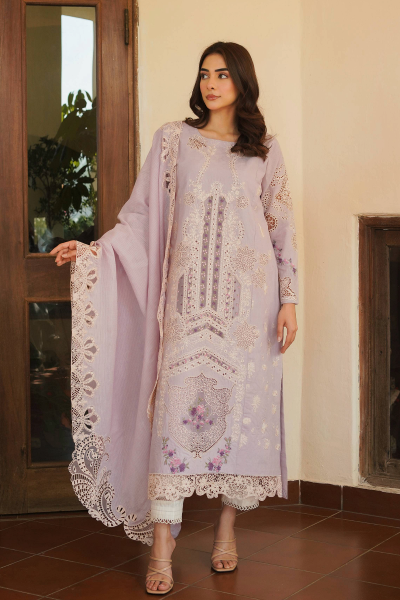 Manara | Luxury Lawn 24 | LILLIA by Manara - Designer Dress - Type: Ladies Clothes - Available at Libayah - 100% Original