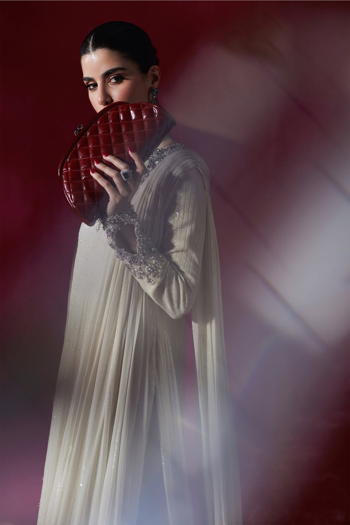 Elan | Lumiere Luxury Pret | POUSSIERE DE LUNE (EP-20997) by Elan - Designer Dress - Type: Formal - Available at Libayah - 100% Original