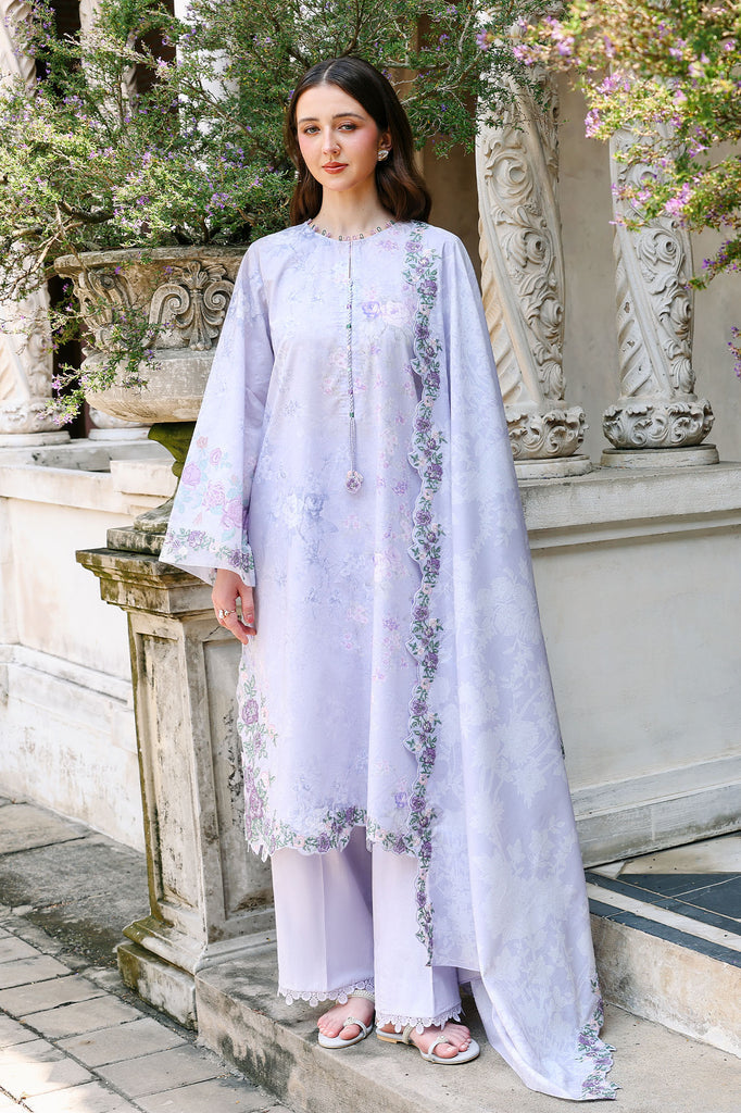 Cross Stitch | Eid Lawn Edit 26 | CRYSTAL GLAZE by Cross Stitch - Designer Dress  - Type : Ladies Clothes - Available at Libayah - 100% Original 