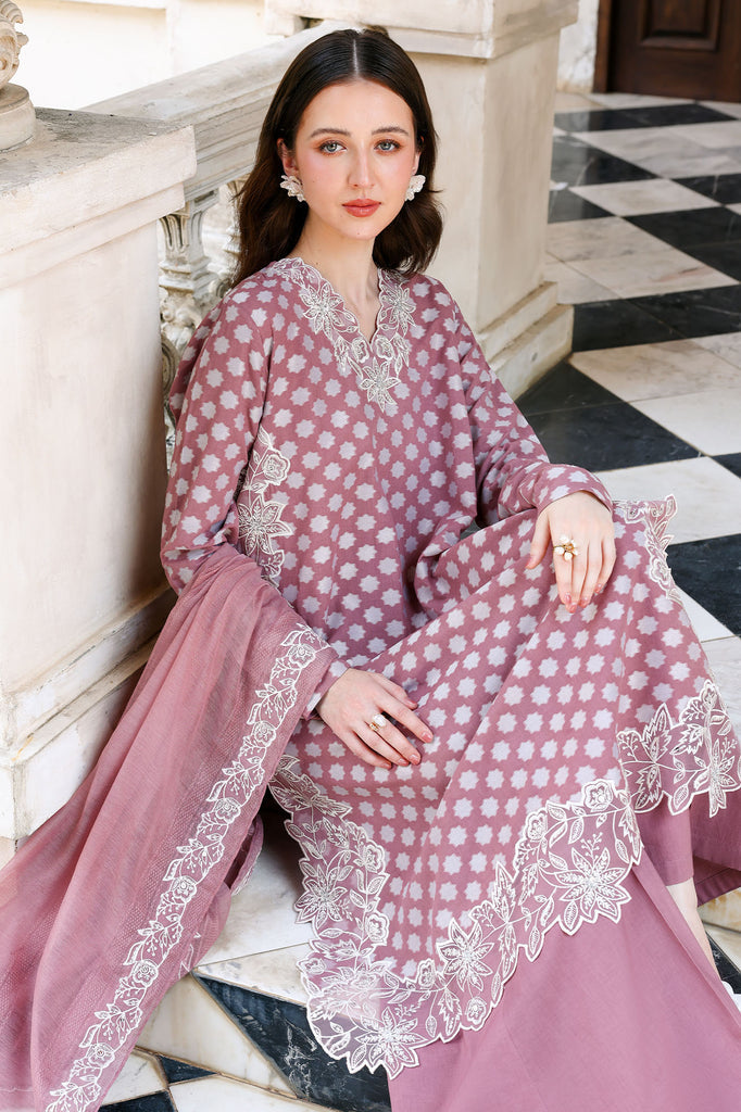 Cross Stitch | Eid Lawn Edit 26 | ASH ROSE by Cross Stitch - Designer Dress  - Type : Ladies Clothes - Available at Libayah - 100% Original 