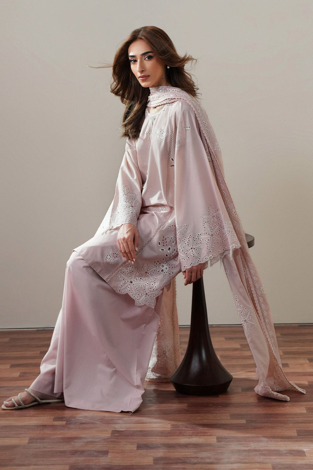 Cross Stitch | Mahiri Embroidered Collection 26 |PETAL DUSK by Cross Stitch - Designer Dress  - Type : Ladies Clothes - Available at Libayah - 100% Original 