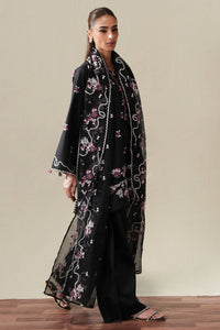 Cross Stitch | Mahiri Embroidered Collection 26 |EBONY MIST by Cross Stitch - Designer Dress  - Type : Ladies Clothes - Available at Libayah - 100% Original 