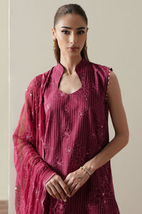 Cross Stitch | Mahiri Embroidered Collection 26 |RUBY GLOW by Cross Stitch - Designer Dress  - Type : Ladies Clothes - Available at Libayah - 100% Original 