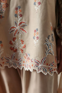 Cross Stitch | Mahiri Embroidered Collection 26 |DUSTY SAGE by Cross Stitch - Designer Dress  - Type : Ladies Clothes - Available at Libayah - 100% Original 