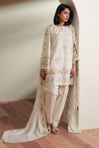 Cross Stitch | Mahiri Embroidered Collection 26 | VORY MOSIAC by Cross Stitch - Designer Dress  - Type : Ladies Clothes - Available at Libayah - 100% Original 