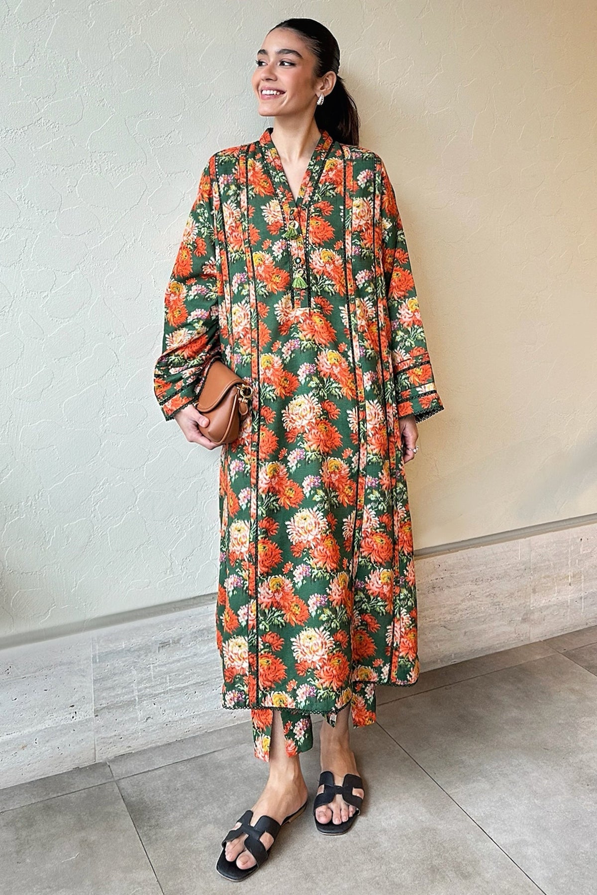 Zaha | Trechic Pret 24 | EMBER GLOW (ZRW-21336) by Zaha - Designer Dress - Type: Ladies Clothes - Available at Libayah - 100% Original