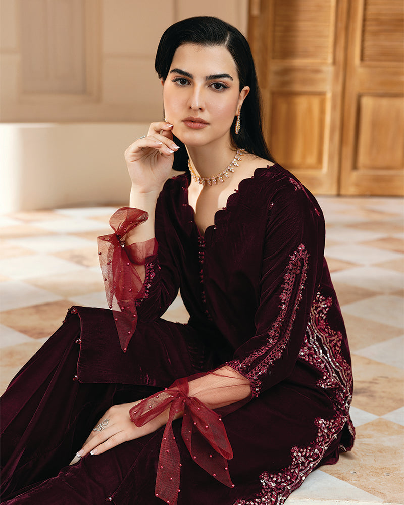 Ain | Winter Collection | AN-84 by Ain - Designer Dress  - Type : Ladies Clothes - Available at Libayah - 100% Original 