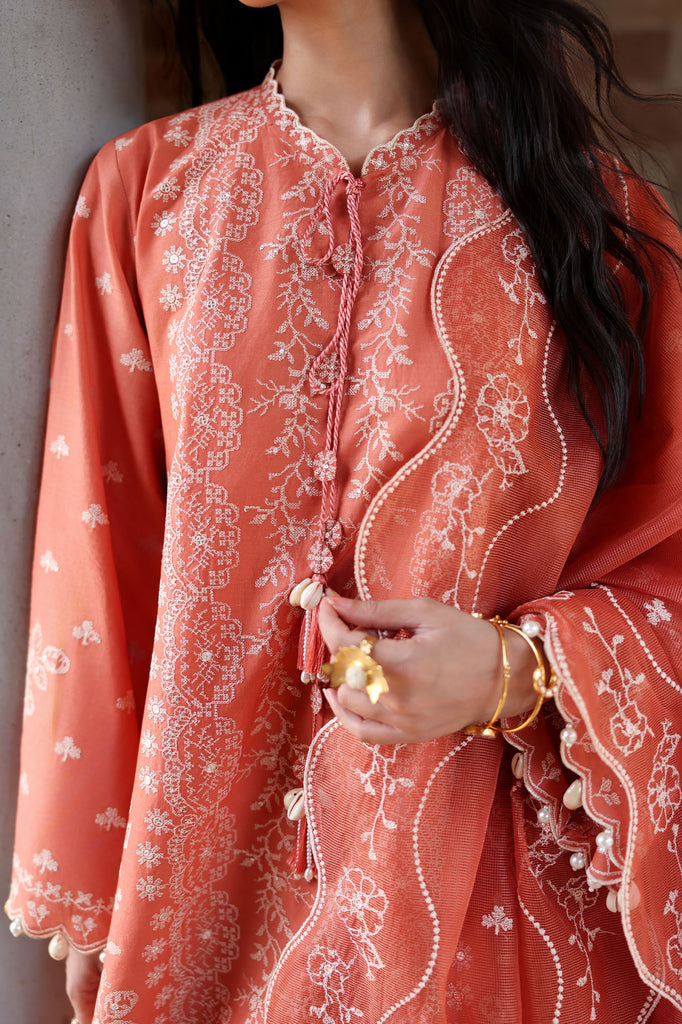 Cross Stitch | Eid Lawn Edit 26 |  AMBER MIST by Cross Stitch - Designer Dress  - Type : Ladies Clothes - Available at Libayah - 100% Original 