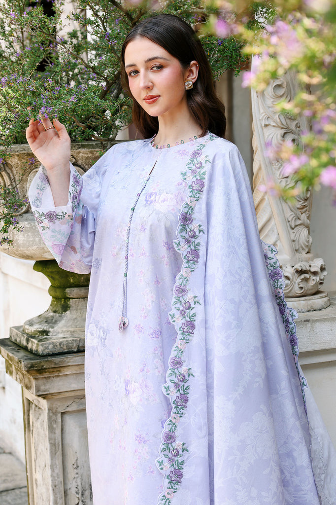 Cross Stitch | Eid Lawn Edit 26 | CRYSTAL GLAZE by Cross Stitch - Designer Dress  - Type : Ladies Clothes - Available at Libayah - 100% Original 