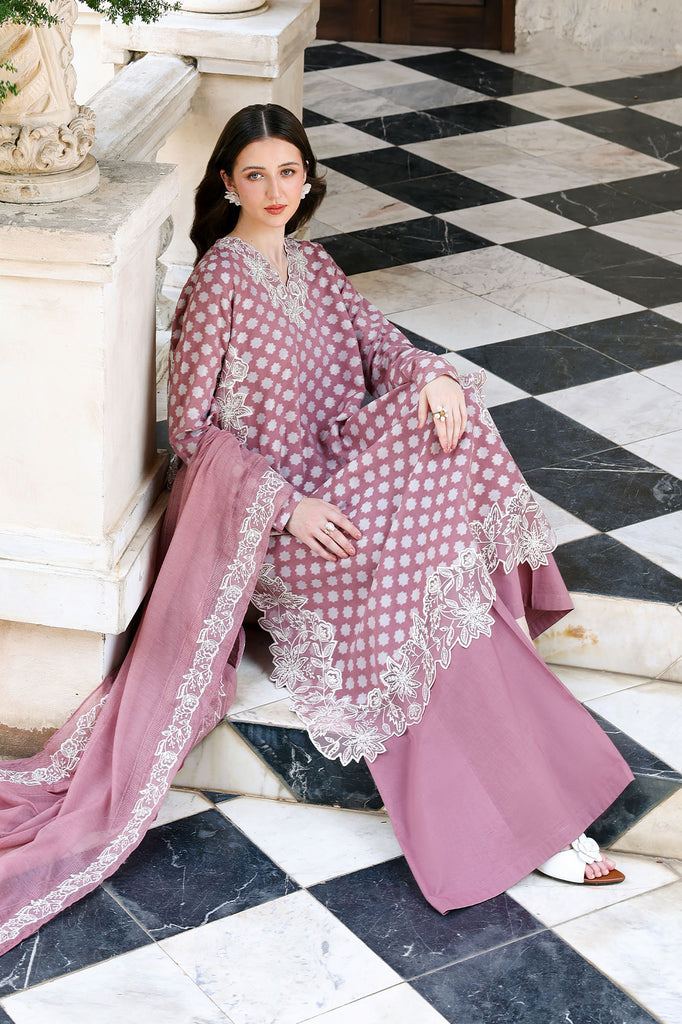 Cross Stitch | Eid Lawn Edit 26 | ASH ROSE by Cross Stitch - Designer Dress  - Type : Ladies Clothes - Available at Libayah - 100% Original 