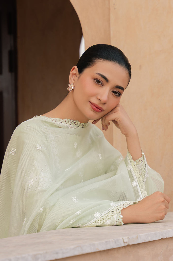 Cross Stitch | Mahiri Embroidered Collection 26 | Lumiere Meadow by Cross Stitch - Designer Dress  - Type : Ladies Clothes - Available at Libayah - 100% Original 