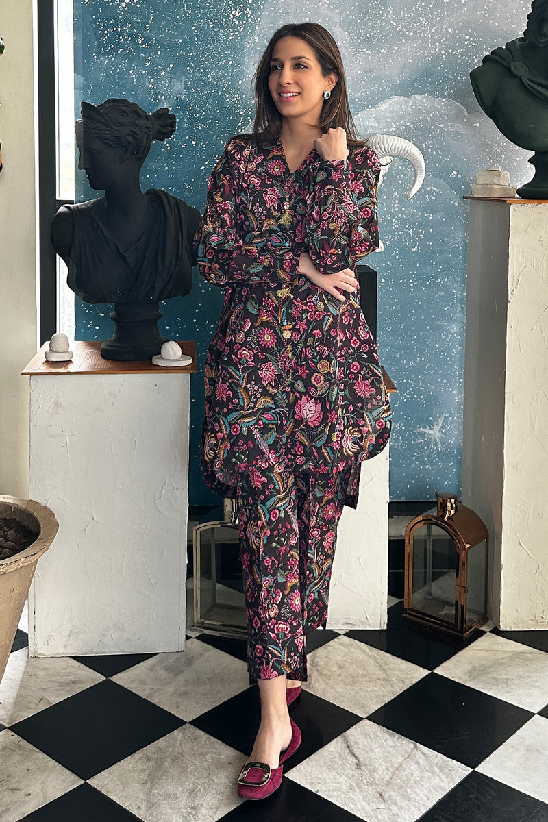 Zaha | Trechic Pret 24 | FLORET (ZRW-21340) by Zaha - Designer Dress - Type: Ladies Clothes - Available at Libayah - 100% Original