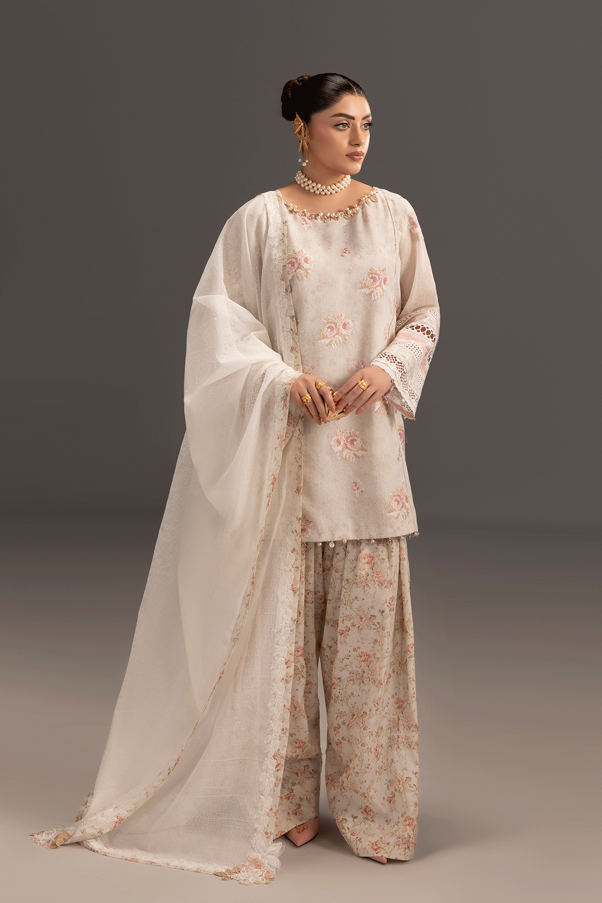Erum Khan | Summer Whisper | Queen Radiance - Designer Dress - Type : Ladies Clothes - Available at Libayah - 100% Original