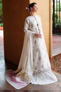 Cross Stitch | Eid Lawn Edit 26 | GARDEN IVORY by Cross Stitch - Designer Dress  - Type : Ladies Clothes - Available at Libayah - 100% Original 