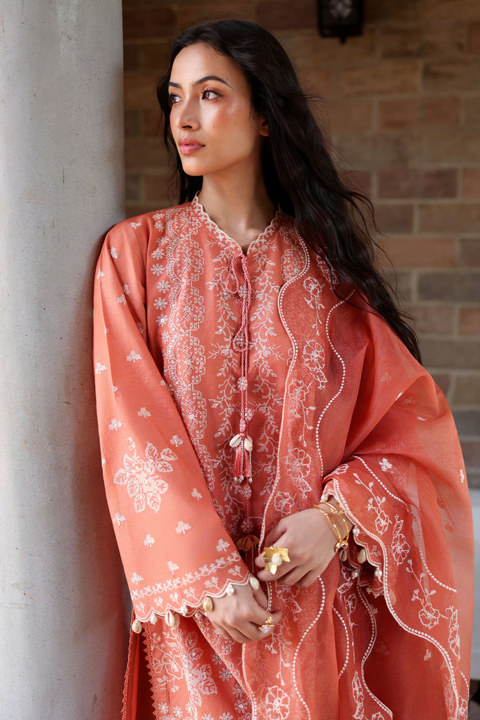 Cross Stitch | Eid Lawn Edit 26 |  AMBER MIST by Cross Stitch - Designer Dress  - Type : Ladies Clothes - Available at Libayah - 100% Original 