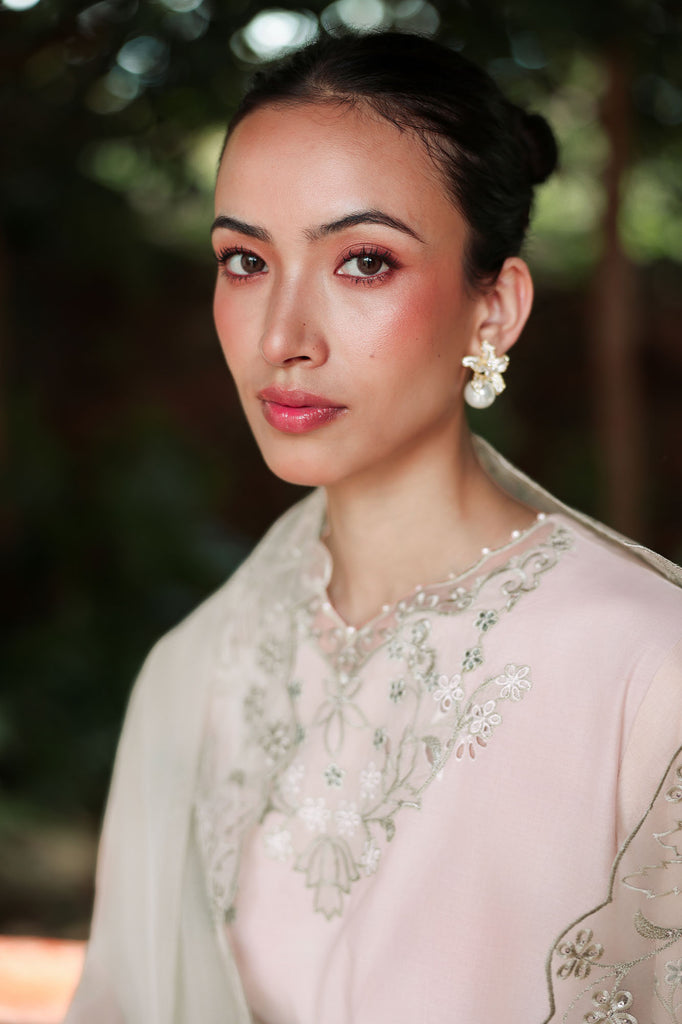 Cross Stitch | Eid Lawn Edit 26 |PEARL SAGE by Cross Stitch - Designer Dress  - Type : Ladies Clothes - Available at Libayah - 100% Original 