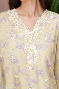 Cross Stitch | Eid Lawn Edit 26 | ORCHID FLARE by Cross Stitch - Designer Dress  - Type : Ladies Clothes - Available at Libayah - 100% Original 