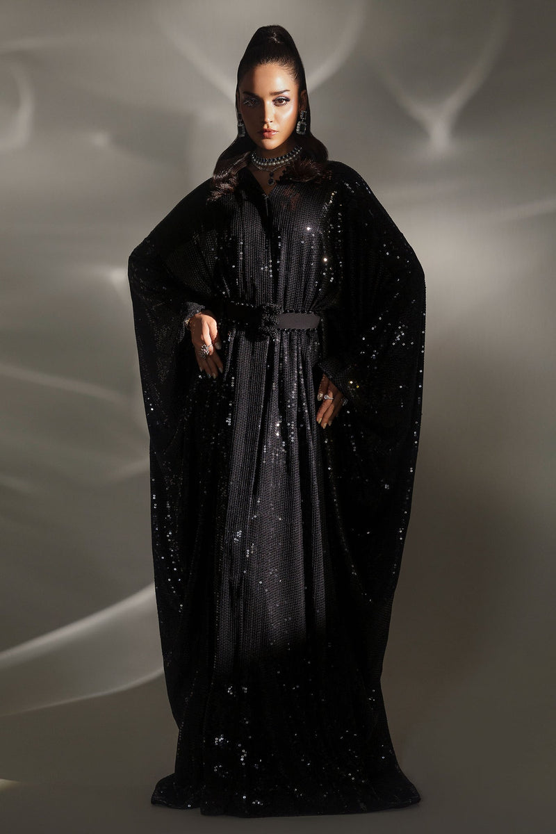 ECLAT NOIR (EP-21407) – authentic Pakistani formal dress from the Elan Lueur Dor collection for women in the UK