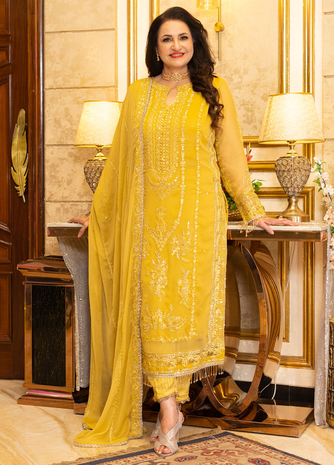 Sahane | Savoir Luxury Formals | CT-140005 Girasol - Savoir by Sahane - Designer Dress - Type: Formal - Available at Libayah - 100% Original