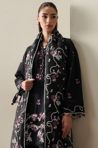 Cross Stitch | Mahiri Embroidered Collection 26 |EBONY MIST by Cross Stitch - Designer Dress  - Type : Ladies Clothes - Available at Libayah - 100% Original 