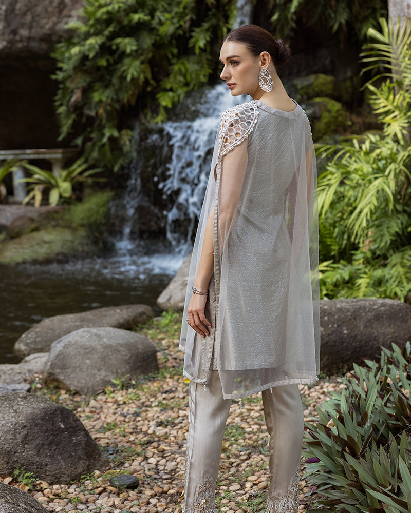 Ain | Cascade Party Wears | AN-103 by Ain - Designer Dress - Type: Ladies Clothes - Available at Libayah - 100% Original