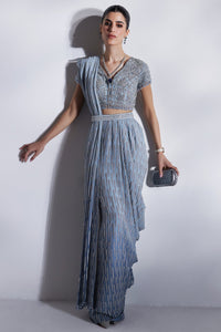 Elan | Lumiere Luxury Pret | ECLAT GLACE (EP-21008) by Elan - Designer Dress - Type: Formal - Available at Libayah - 100% Original