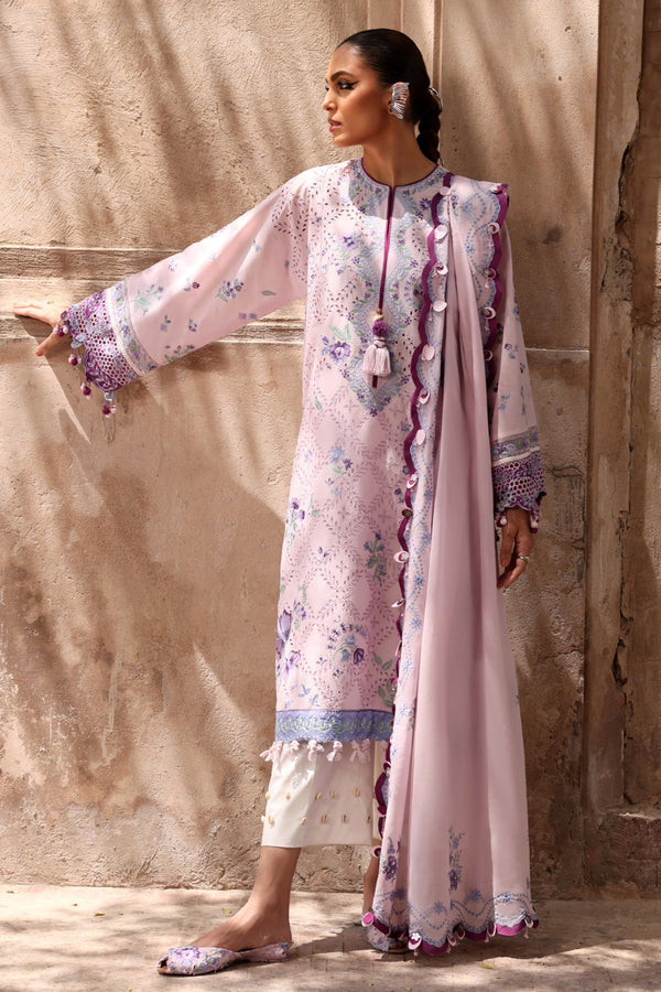 Elan | Luxury Lawn 25 | ALARA (EL25-12 B) by Elan - Designer Dress - Type: Ladies Clothes - Available at Libayah - 100% Original