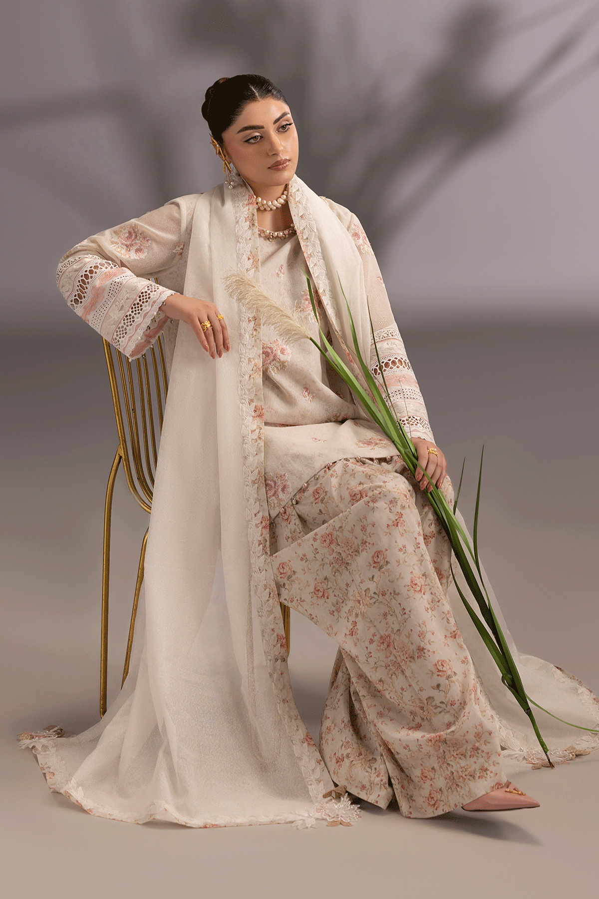 Erum Khan | Summer Whisper | Queen Radiance - Designer Dress - Type : Ladies Clothes - Available at Libayah - 100% Original