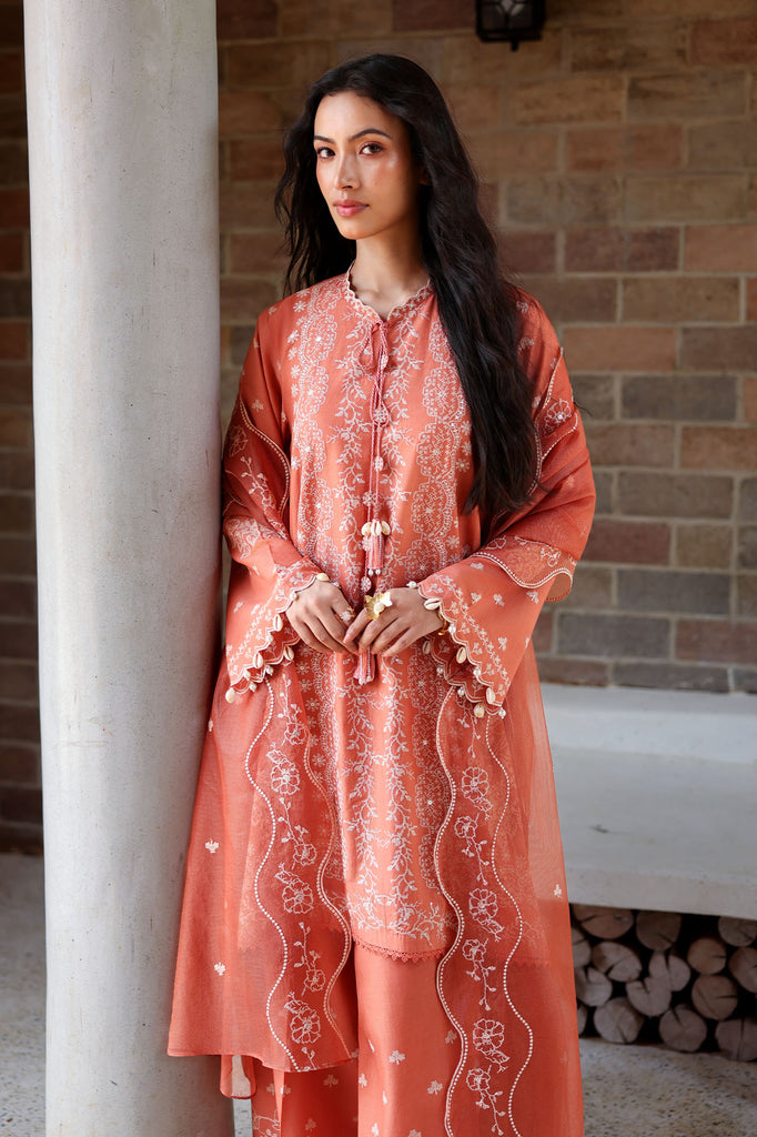 Cross Stitch | Eid Lawn Edit 26 |  AMBER MIST by Cross Stitch - Designer Dress  - Type : Ladies Clothes - Available at Libayah - 100% Original 