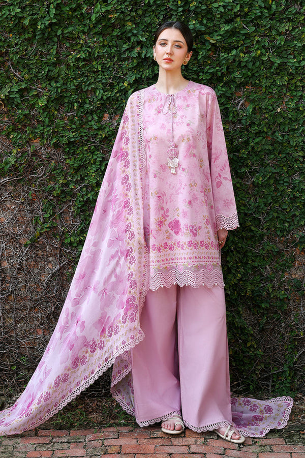 Cross Stitch | Eid Lawn Edit 26 |  SPRING LILAC by Cross Stitch - Designer Dress  - Type : Ladies Clothes - Available at Libayah - 100% Original 