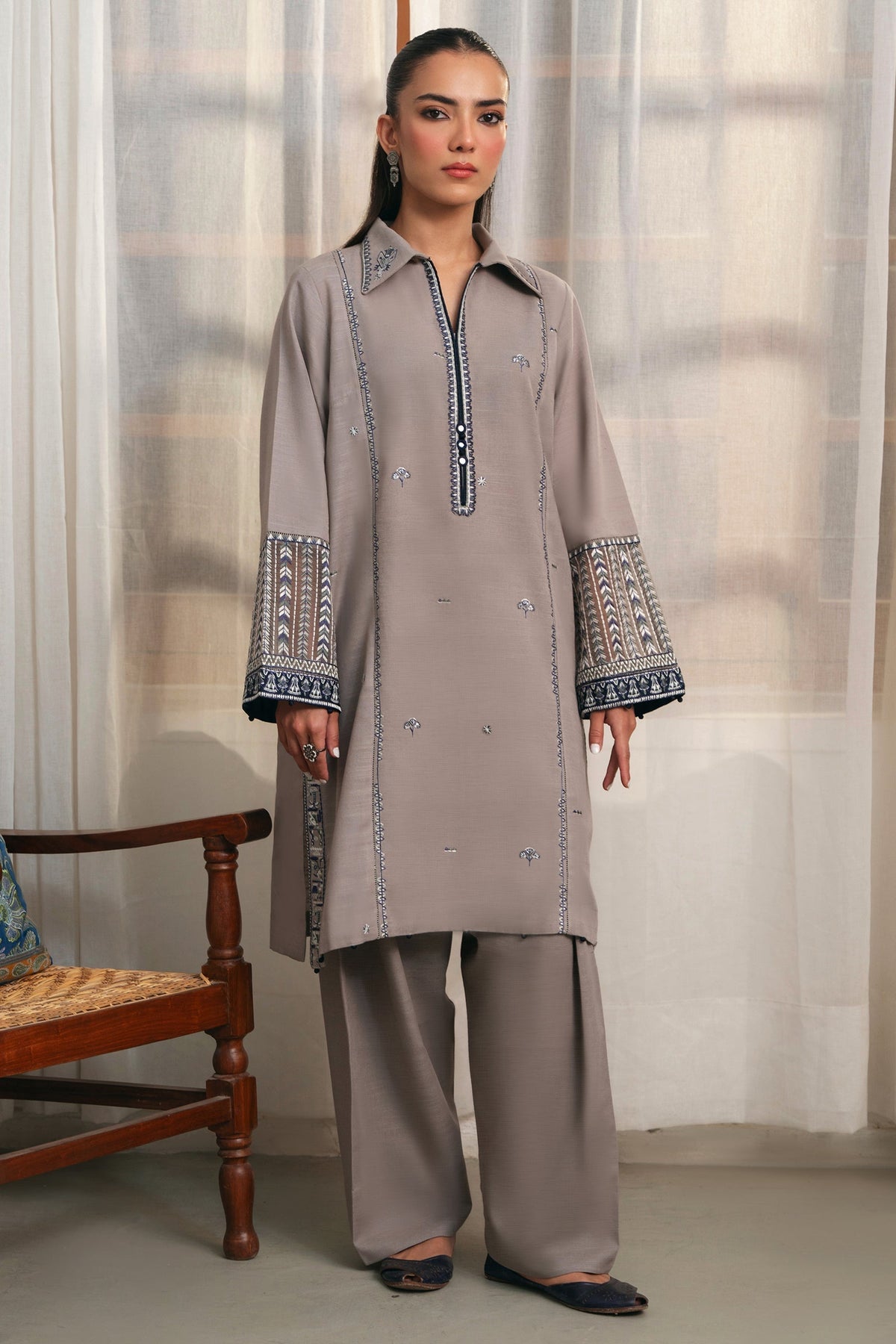 Zaha | Aangan Ready to Wear | ZOHRA (ZRW-20910) by Zaha - Designer Dress - Type: Ladies Clothes - Available at Libayah - 100% Original