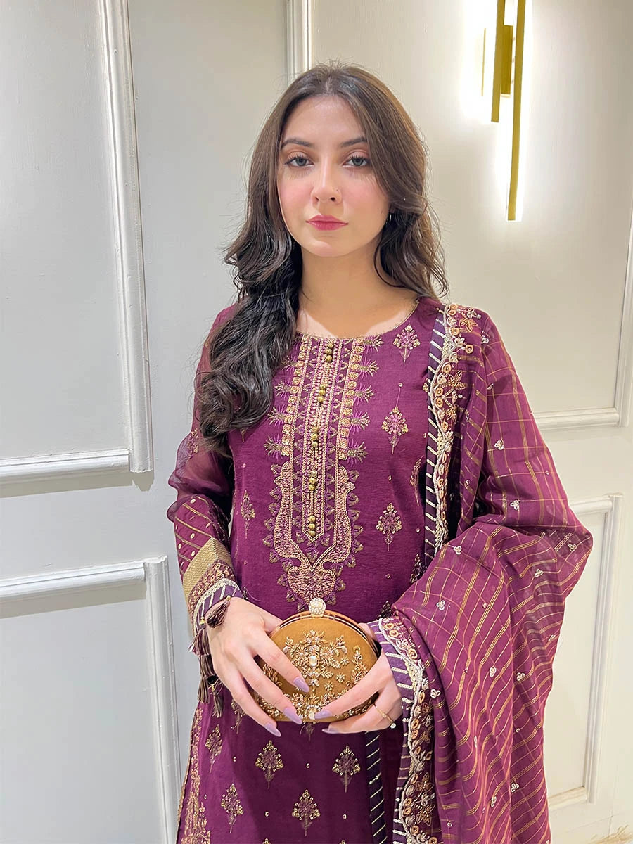 Salitex | Signature Festive Chiffon | SUNW6JI040UT by Salitex - Designer Dress - Type: Ladies Clothes - Available at Libayah - 100% Original