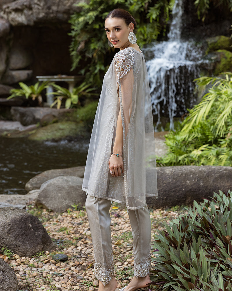 Ain | Cascade Party Wears | AN-103 by Ain - Designer Dress - Type: Ladies Clothes - Available at Libayah - 100% Original