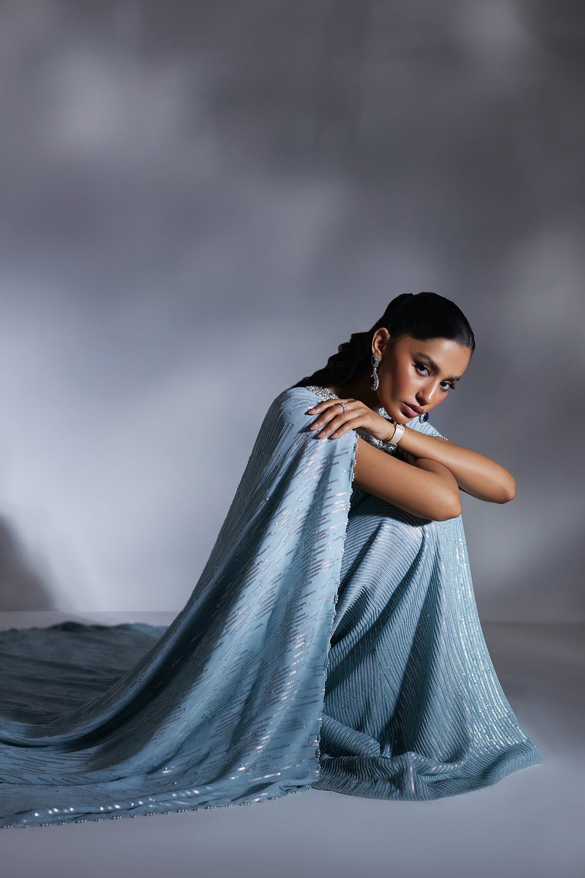 Elan | Lumiere Luxury Pret | POUSSIERE DETOILES (EP-20883) by Elan - Designer Dress - Type: Formal - Available at Libayah - 100% Original