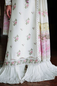 Cross Stitch | Eid Lawn Edit 26 | GARDEN IVORY by Cross Stitch - Designer Dress  - Type : Ladies Clothes - Available at Libayah - 100% Original 