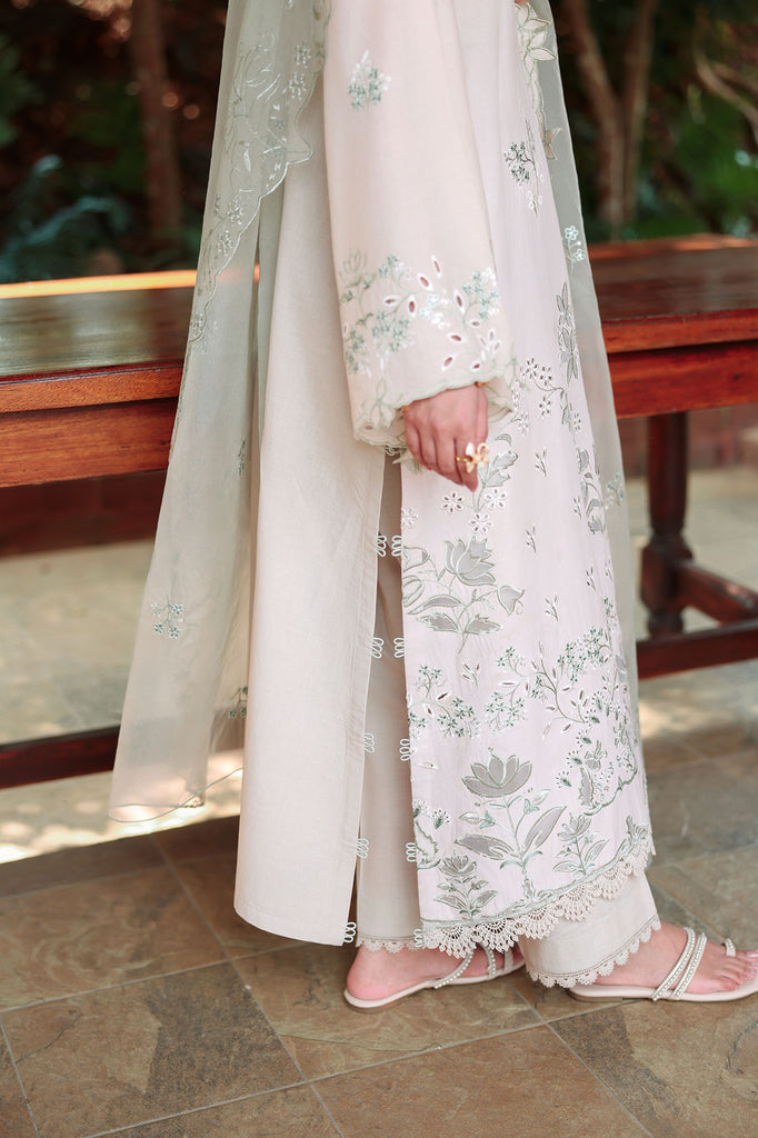 Cross Stitch | Eid Lawn Edit 26 |PEARL SAGE by Cross Stitch - Designer Dress  - Type : Ladies Clothes - Available at Libayah - 100% Original 