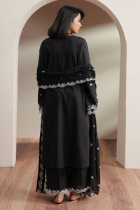 Cross Stitch | Mahiri Embroidered Collection 26 | NOIR CANVAS by Cross Stitch - Designer Dress  - Type : Ladies Clothes - Available at Libayah - 100% Original 