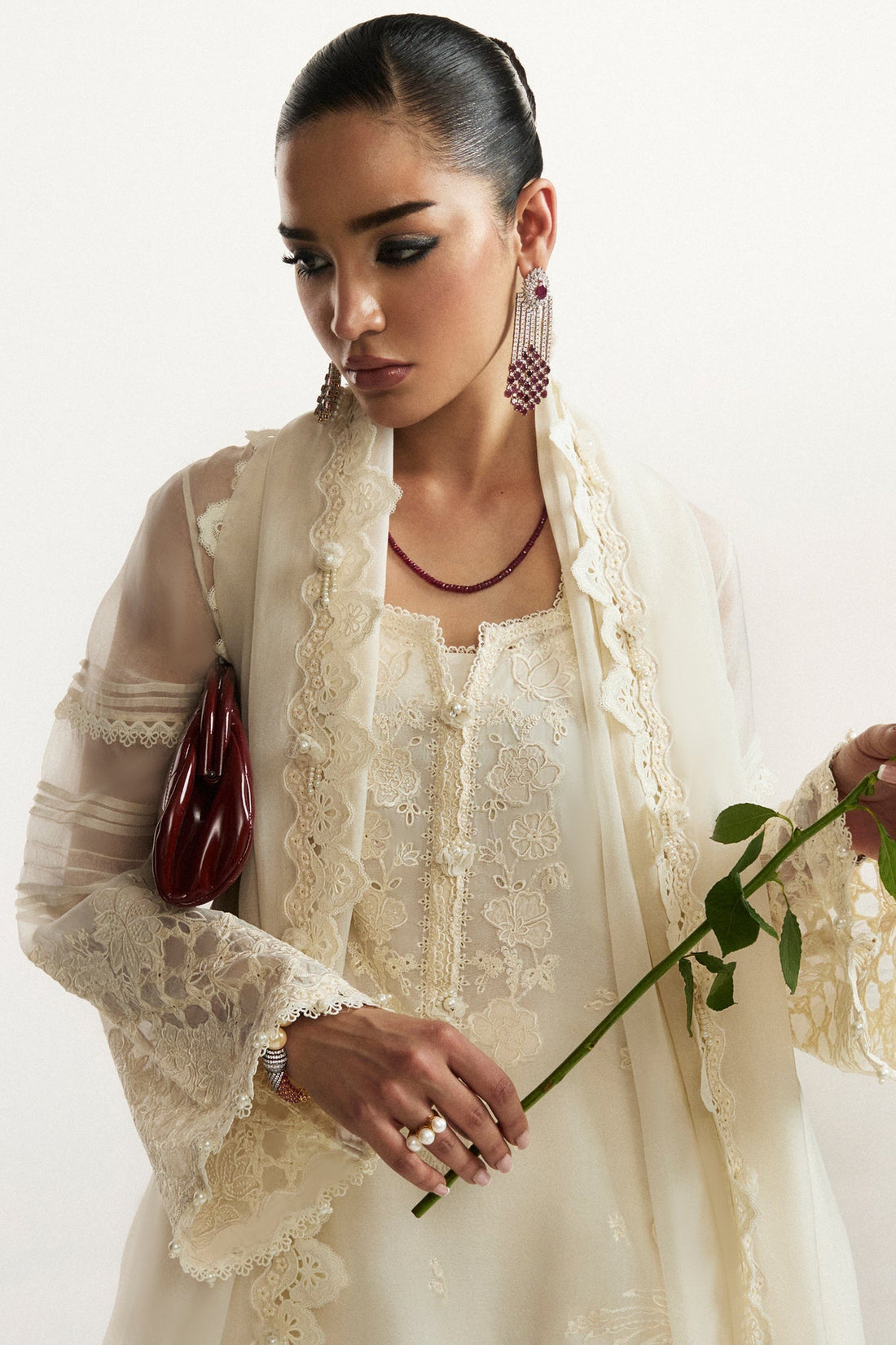 Elan | Vital Ornee | PERLE D'HIVER (EV-21353) by Elan - Designer Dress  - Type : Ladies Clothes - Available at Libayah - 100% Original 