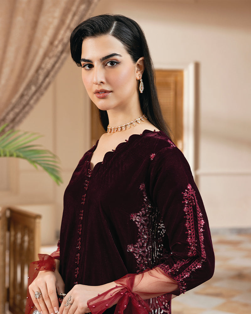 Ain | Winter Collection | AN-84 by Ain - Designer Dress  - Type : Ladies Clothes - Available at Libayah - 100% Original 