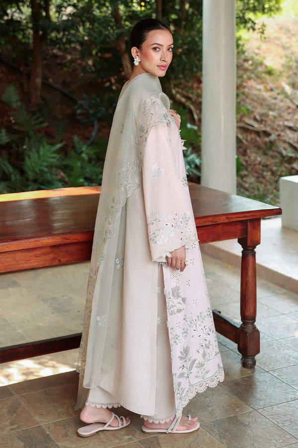Cross Stitch | Eid Lawn Edit 26 |PEARL SAGE by Cross Stitch - Designer Dress  - Type : Ladies Clothes - Available at Libayah - 100% Original 