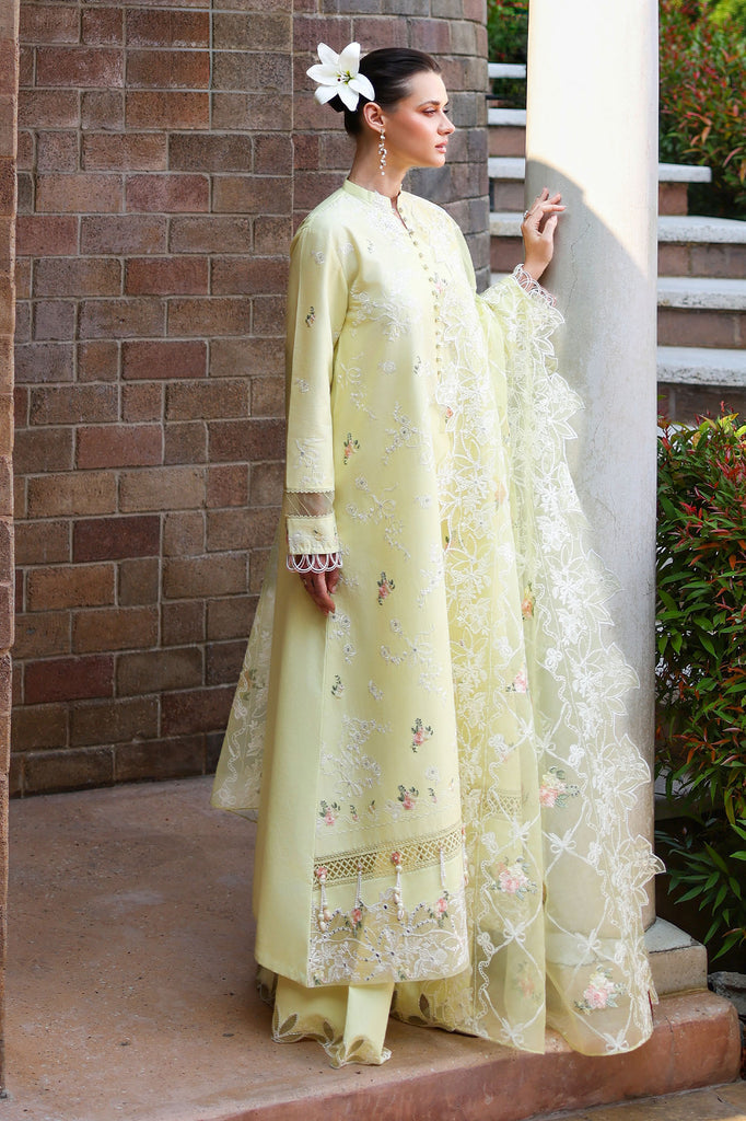 Cross Stitch | Eid Lawn Edit 26 | CITRUS LACE by Cross Stitch - Designer Dress  - Type : Ladies Clothes - Available at Libayah - 100% Original 