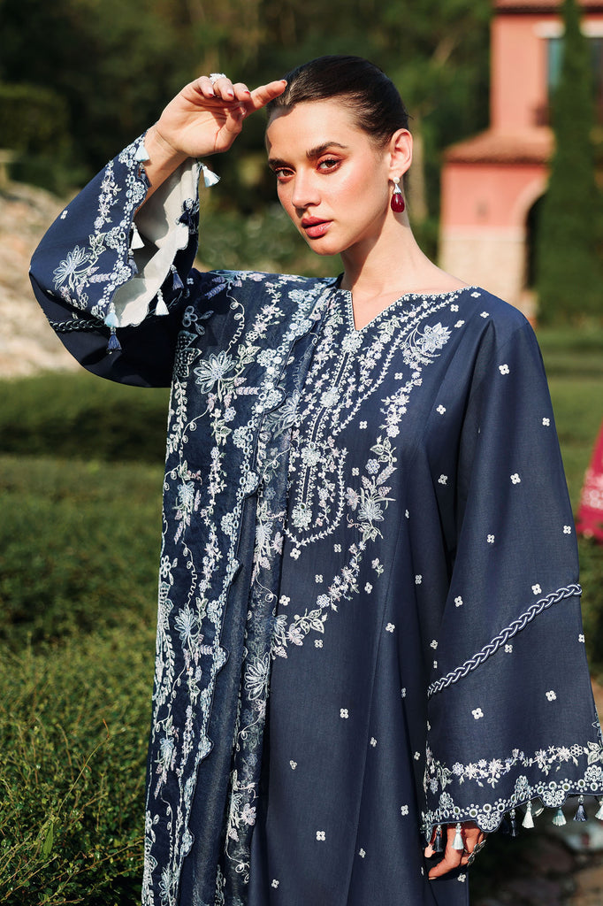Cross Stitch | Eid Lawn Edit 26 | MIDNIGHT AURA by Cross Stitch - Designer Dress  - Type : Ladies Clothes - Available at Libayah - 100% Original 